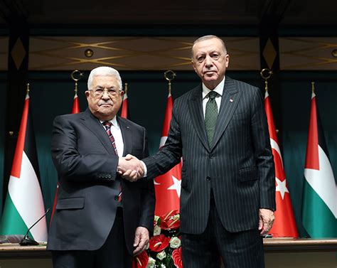 Başkan Erdoğandan Filistin Devlet Başkanı Abbas ile ortak basın toplantısı
